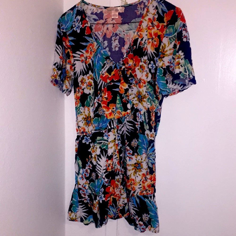 Band Of Gypsies Colorful Romper Sz M - Picture 5 of 8